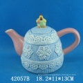 Easter decoration ceramic tea pot in cock shape